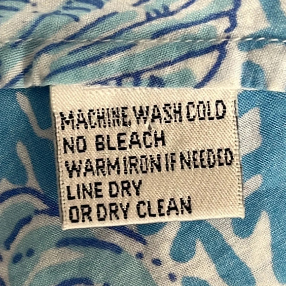 Lilly Pulitzer White Label Kimono Style Seashell Print Cotton Wrap Top - Size XS - Picture 6 of 6